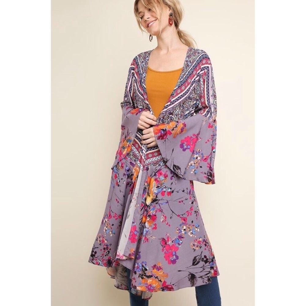 💕 Floral Dream Long Kimono | Fall Fashion 2019 - Picture 2 of 4